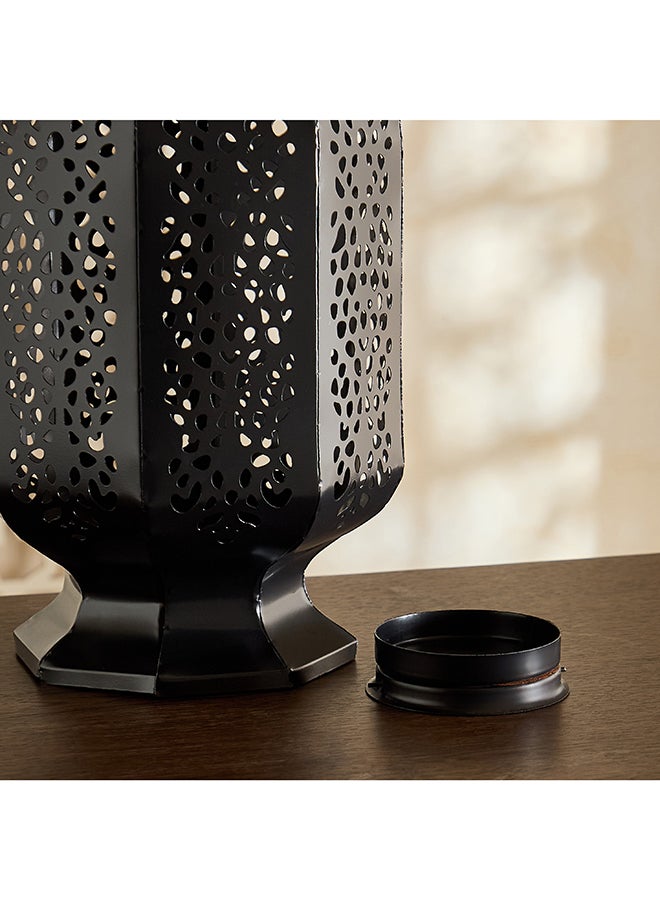 Home Box Decorative Black Cutwork Lantern for Home - Image 4